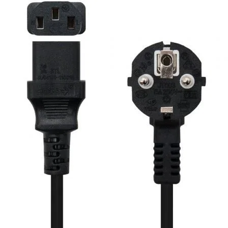 Nanocable Cable de Alimentación CPU CEE7/7 a C13, 2 m, Negro Nanocable Cable de Alimentación CPU CEE7/7 a C13, 2 m, Negro